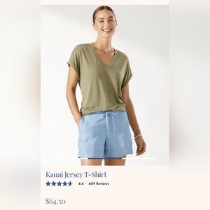 Kauai Jersey T-shirt in Tea Leaf